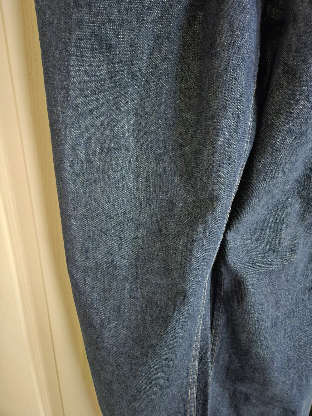 Men's Straight Fit Jeans in Deep Indigo Blue Fire Retardent